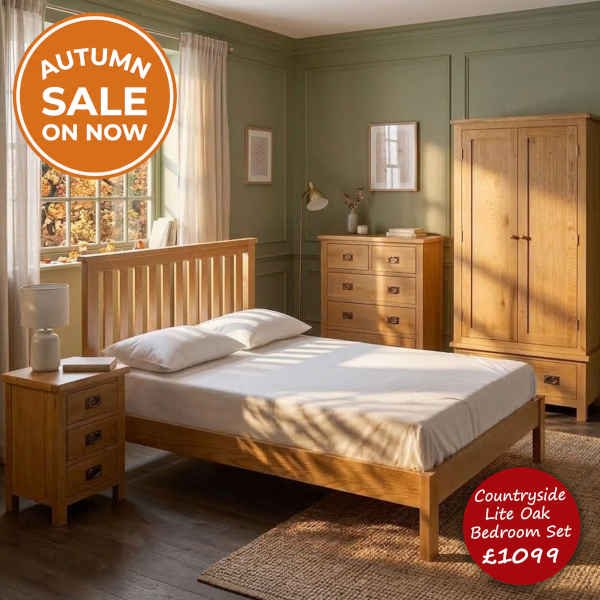 Countryside Oak Bedroom furniture set Oak Bedroom furniture set